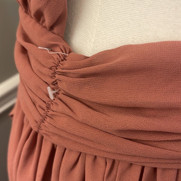 Ladies, very elegant mauve color summer dress size XL - Picture 10 of 12